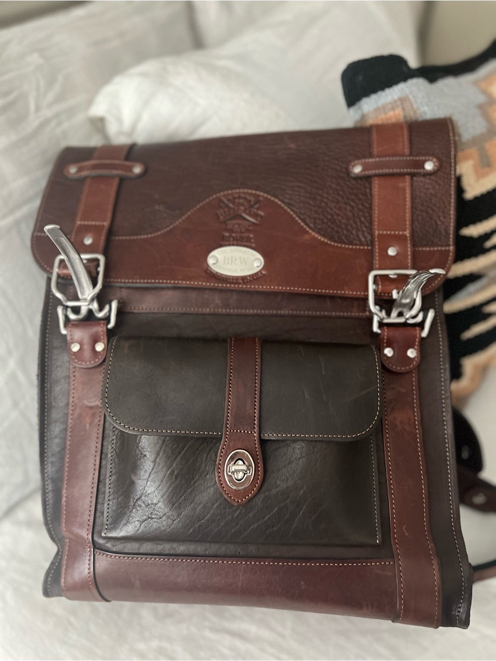 Colonel Littleton No. 9 Rover Backpack Buffalo Leather - Picture 9 of 16